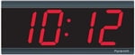 Red LED Digital Wall Clock with 3" size digits